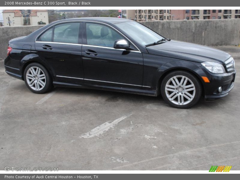 Black / Black 2008 Mercedes-Benz C 300 Sport