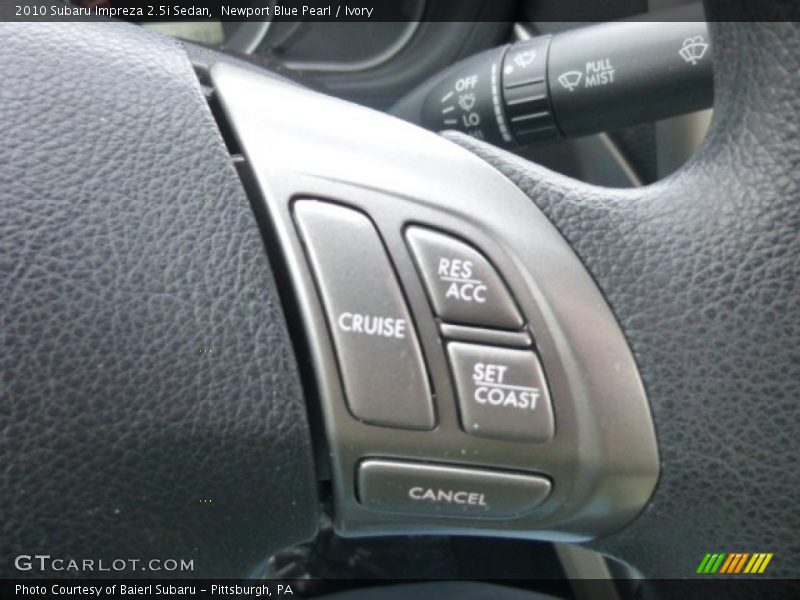 Newport Blue Pearl / Ivory 2010 Subaru Impreza 2.5i Sedan