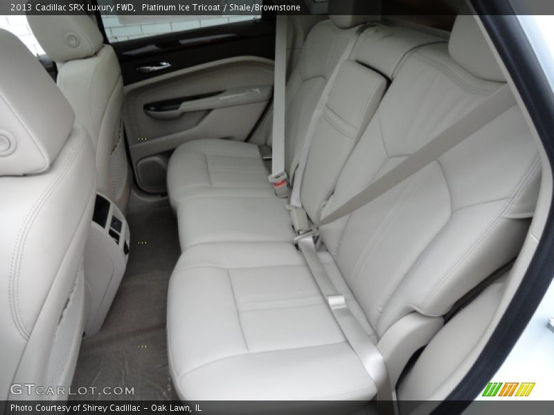Platinum Ice Tricoat / Shale/Brownstone 2013 Cadillac SRX Luxury FWD