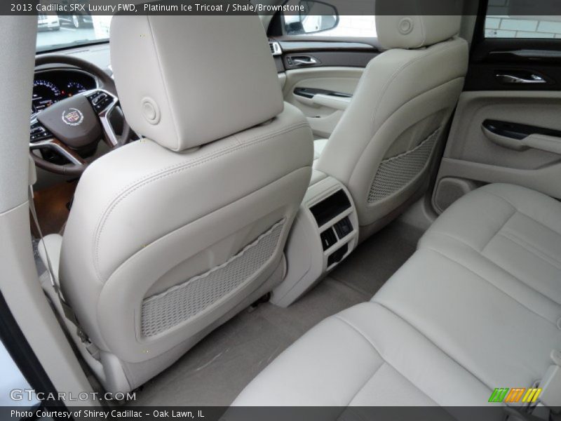 Platinum Ice Tricoat / Shale/Brownstone 2013 Cadillac SRX Luxury FWD