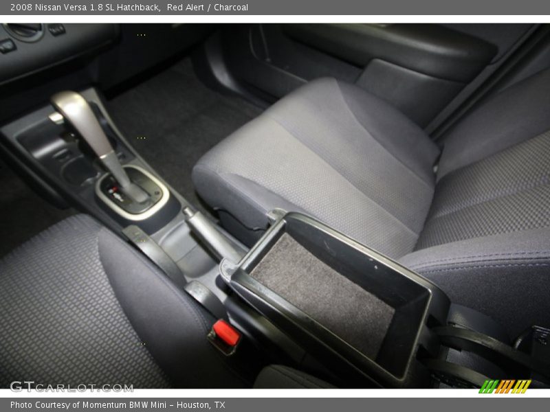Red Alert / Charcoal 2008 Nissan Versa 1.8 SL Hatchback