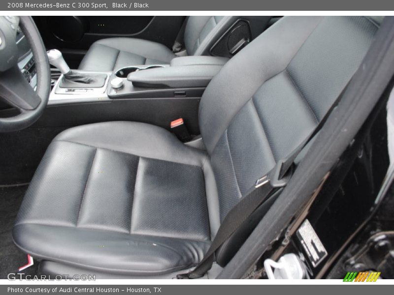 Black / Black 2008 Mercedes-Benz C 300 Sport