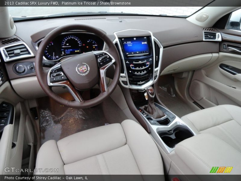 Shale/Brownstone Interior - 2013 SRX Luxury FWD 