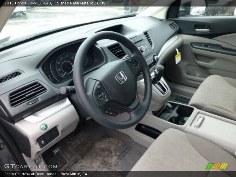 Polished Metal Metallic / Gray 2013 Honda CR-V LX AWD