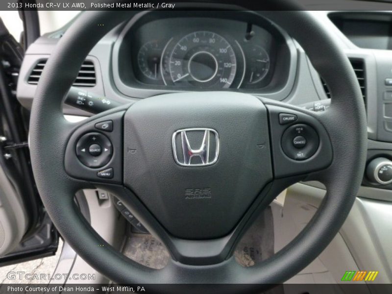 Polished Metal Metallic / Gray 2013 Honda CR-V LX AWD