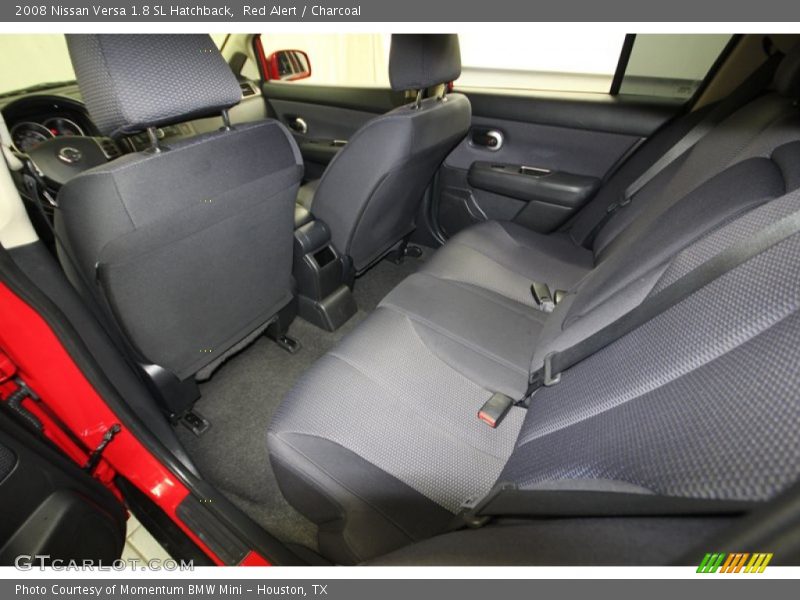 Red Alert / Charcoal 2008 Nissan Versa 1.8 SL Hatchback
