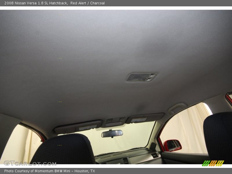 Red Alert / Charcoal 2008 Nissan Versa 1.8 SL Hatchback