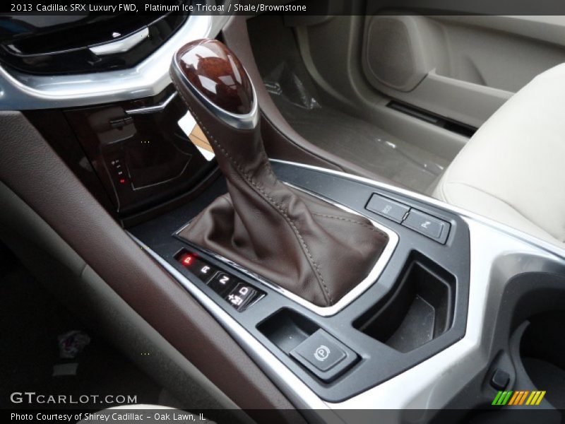 Platinum Ice Tricoat / Shale/Brownstone 2013 Cadillac SRX Luxury FWD