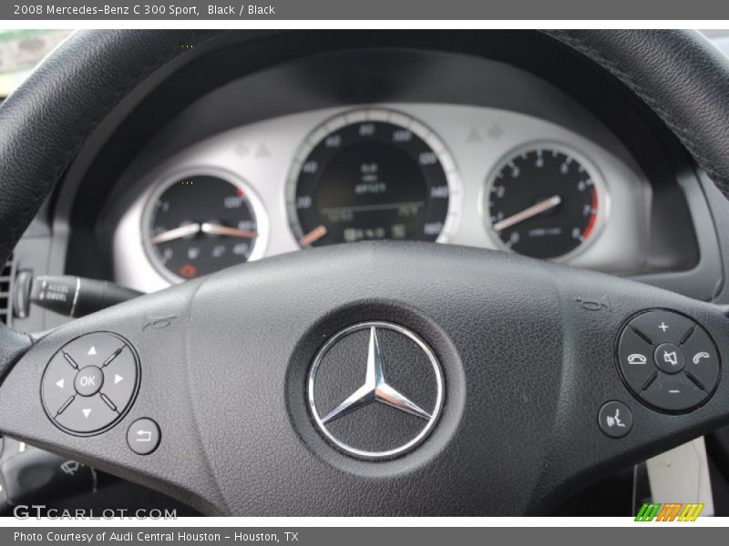 Black / Black 2008 Mercedes-Benz C 300 Sport