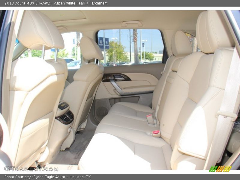 Rear Seat of 2013 MDX SH-AWD
