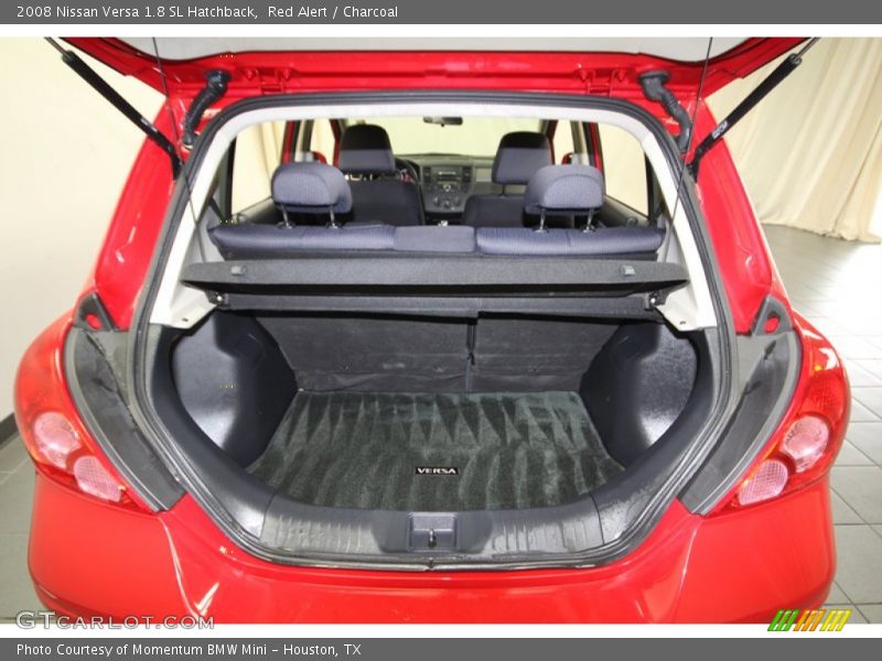 Red Alert / Charcoal 2008 Nissan Versa 1.8 SL Hatchback