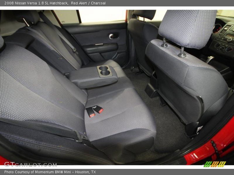 Red Alert / Charcoal 2008 Nissan Versa 1.8 SL Hatchback