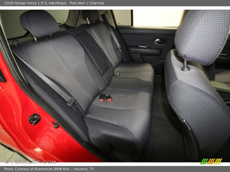 Red Alert / Charcoal 2008 Nissan Versa 1.8 SL Hatchback