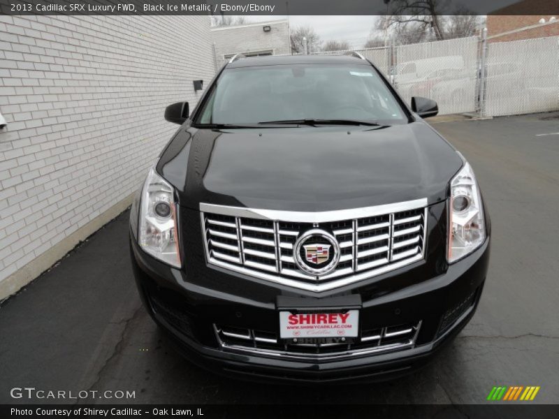 Black Ice Metallic / Ebony/Ebony 2013 Cadillac SRX Luxury FWD