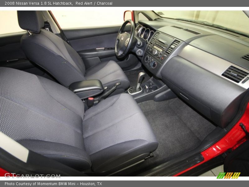 Red Alert / Charcoal 2008 Nissan Versa 1.8 SL Hatchback