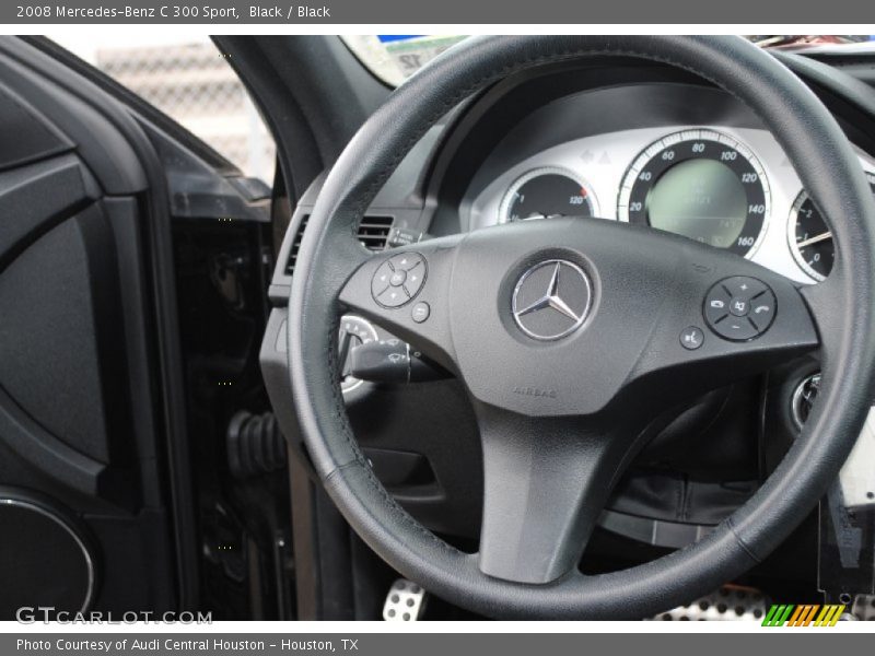 Black / Black 2008 Mercedes-Benz C 300 Sport