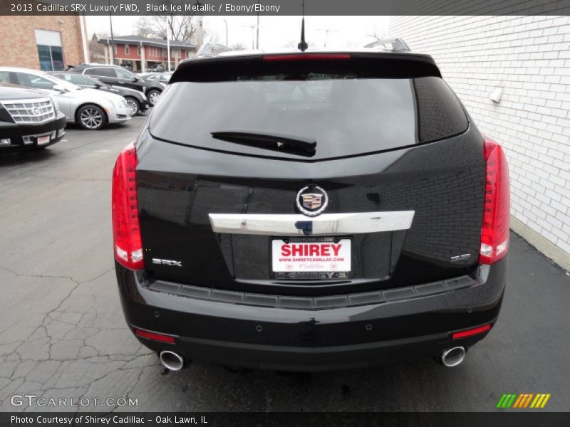 Black Ice Metallic / Ebony/Ebony 2013 Cadillac SRX Luxury FWD