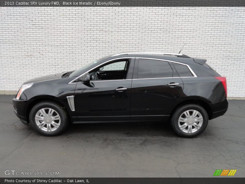 Black Ice Metallic / Ebony/Ebony 2013 Cadillac SRX Luxury FWD