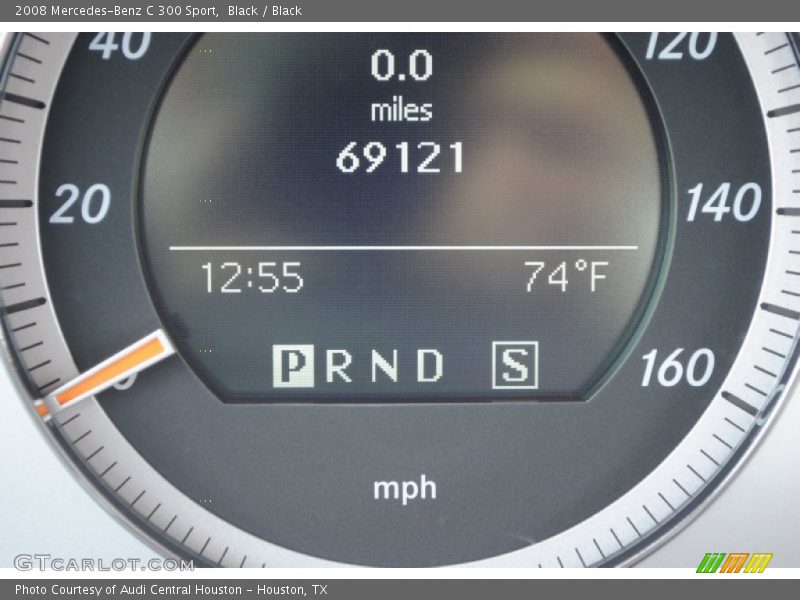 Black / Black 2008 Mercedes-Benz C 300 Sport
