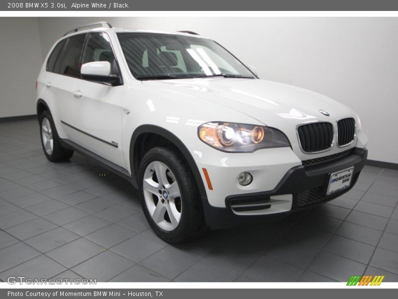 Alpine White / Black 2008 BMW X5 3.0si