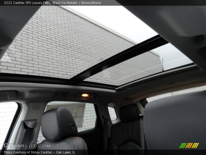 Black Ice Metallic / Ebony/Ebony 2013 Cadillac SRX Luxury FWD