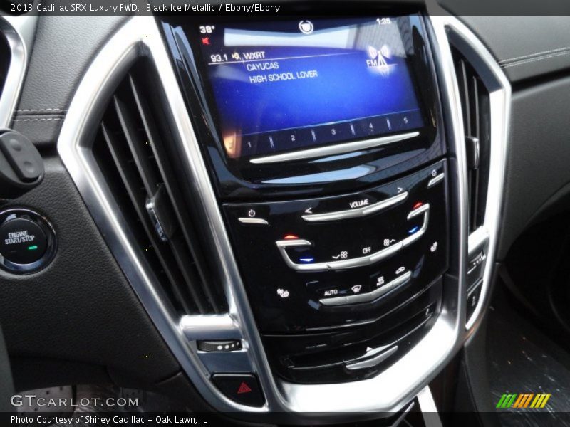 Controls of 2013 SRX Luxury FWD