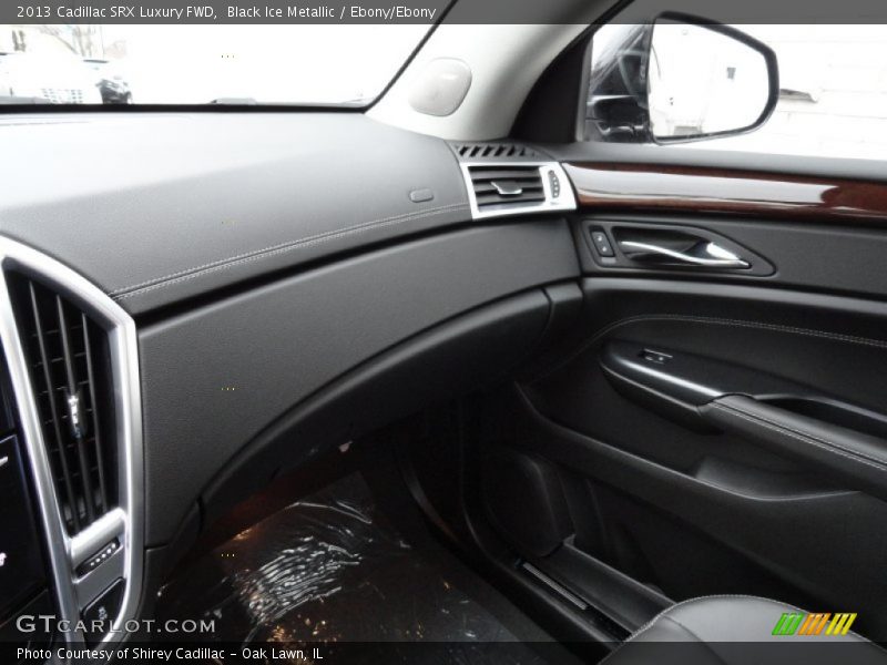 Black Ice Metallic / Ebony/Ebony 2013 Cadillac SRX Luxury FWD