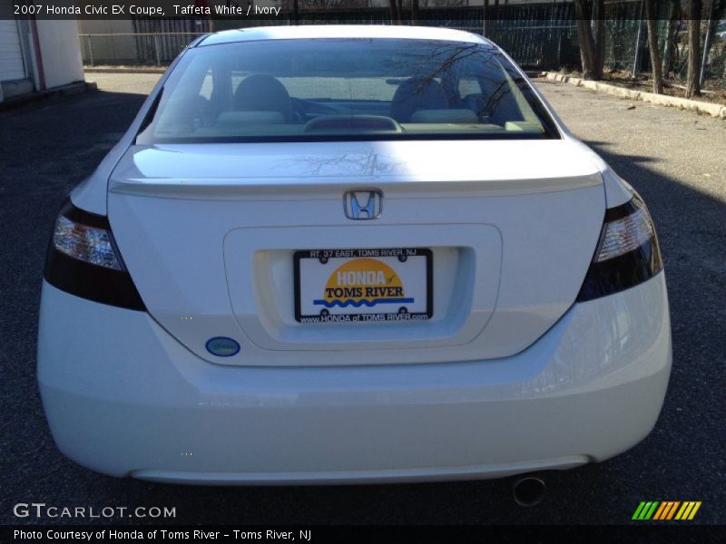 Taffeta White / Ivory 2007 Honda Civic EX Coupe