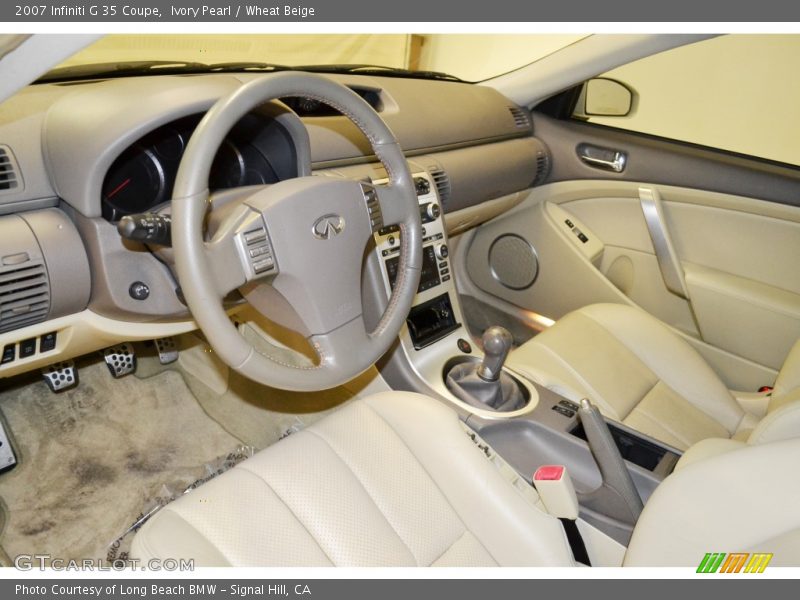  2007 G 35 Coupe Wheat Beige Interior
