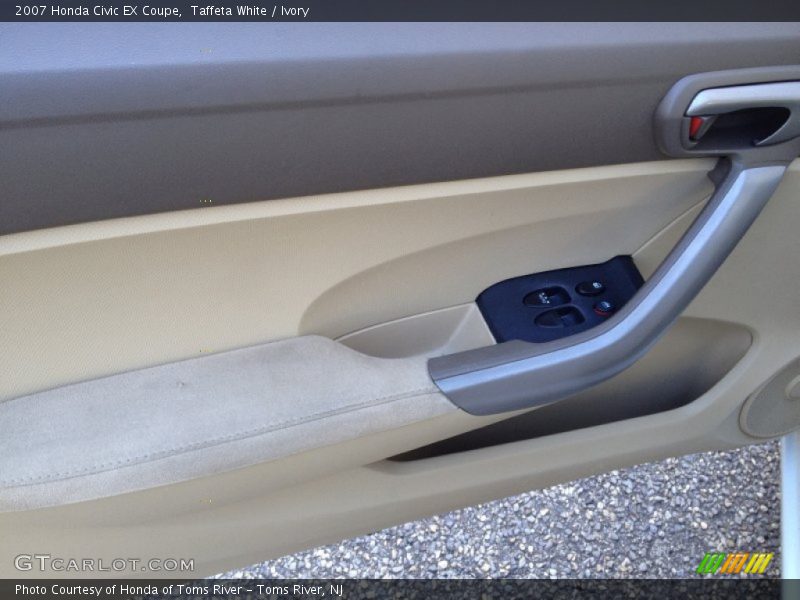 Taffeta White / Ivory 2007 Honda Civic EX Coupe
