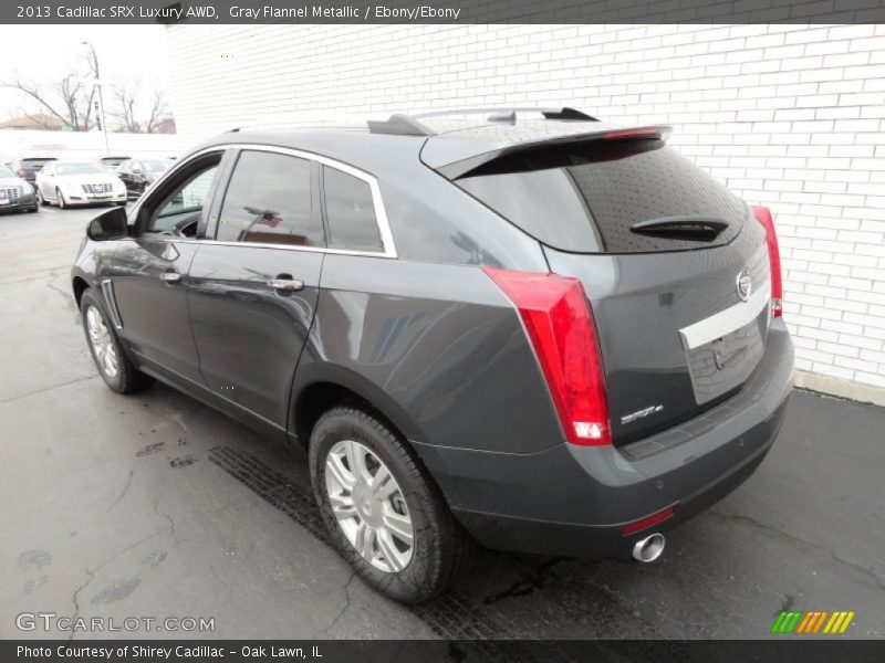 Gray Flannel Metallic / Ebony/Ebony 2013 Cadillac SRX Luxury AWD