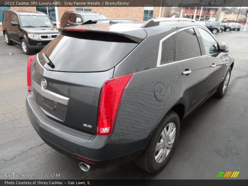 Gray Flannel Metallic / Ebony/Ebony 2013 Cadillac SRX Luxury AWD
