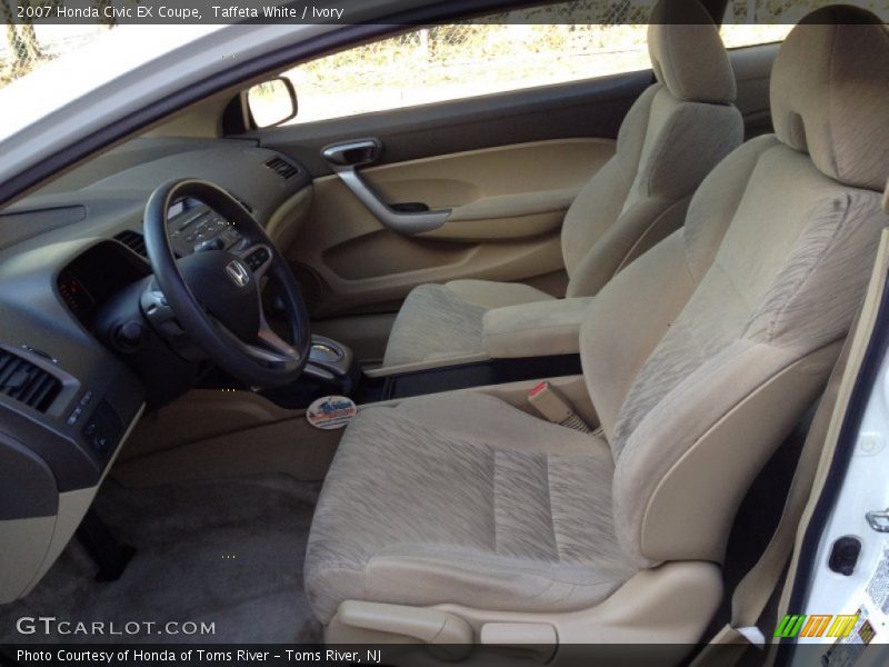 Front Seat of 2007 Civic EX Coupe