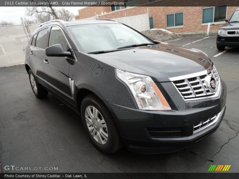 Gray Flannel Metallic / Ebony/Ebony 2013 Cadillac SRX Luxury AWD