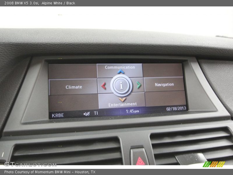 Alpine White / Black 2008 BMW X5 3.0si