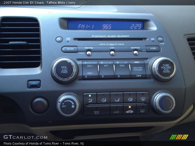 Taffeta White / Ivory 2007 Honda Civic EX Coupe