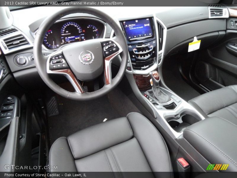 Ebony/Ebony Interior - 2013 SRX Luxury AWD 