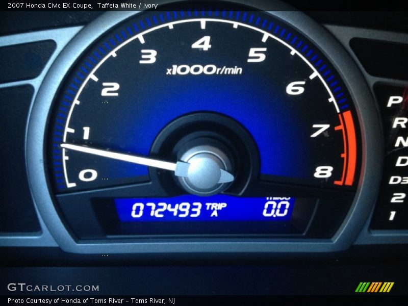 Taffeta White / Ivory 2007 Honda Civic EX Coupe