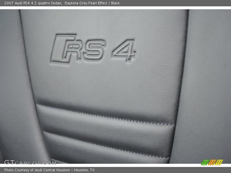 Daytona Grey Pearl Effect / Black 2007 Audi RS4 4.2 quattro Sedan