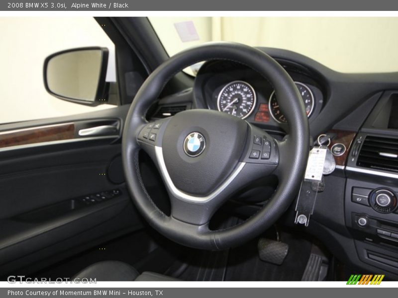Alpine White / Black 2008 BMW X5 3.0si