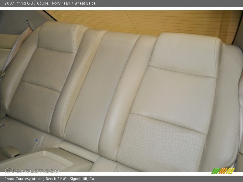 Ivory Pearl / Wheat Beige 2007 Infiniti G 35 Coupe