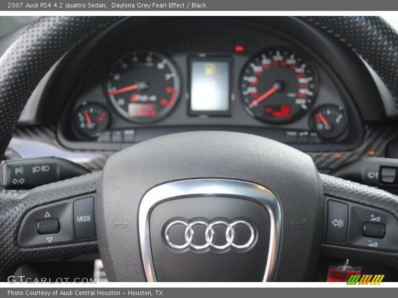 Daytona Grey Pearl Effect / Black 2007 Audi RS4 4.2 quattro Sedan