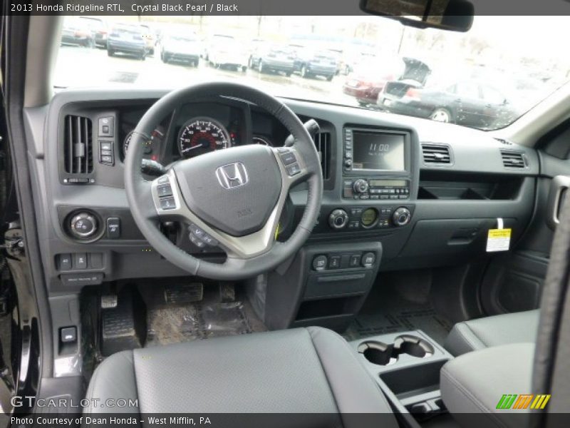 Crystal Black Pearl / Black 2013 Honda Ridgeline RTL