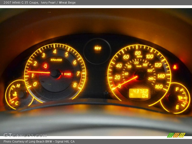  2007 G 35 Coupe 35 Coupe Gauges