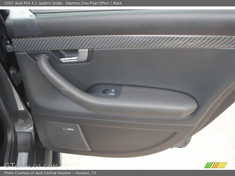 Daytona Grey Pearl Effect / Black 2007 Audi RS4 4.2 quattro Sedan