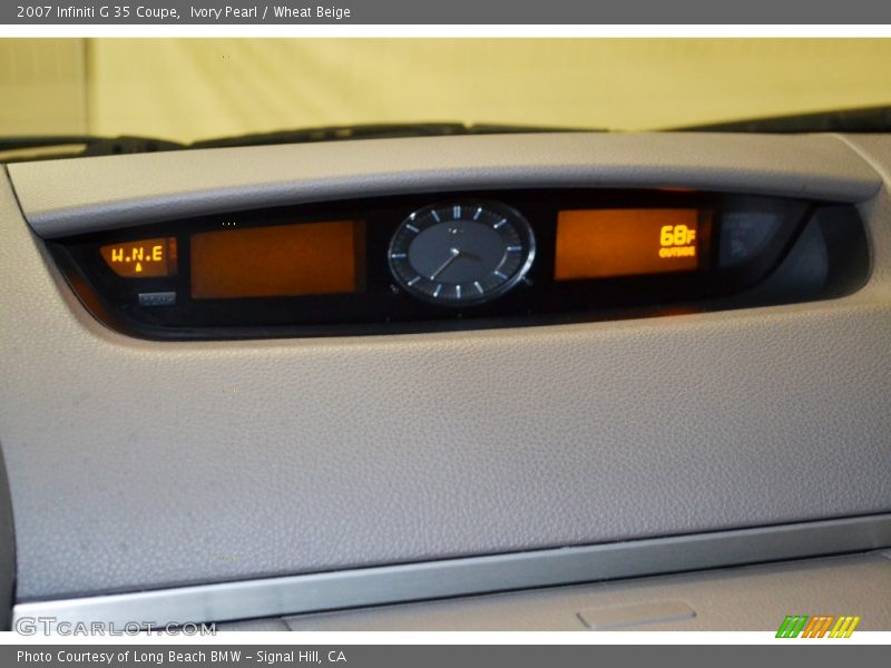 Ivory Pearl / Wheat Beige 2007 Infiniti G 35 Coupe