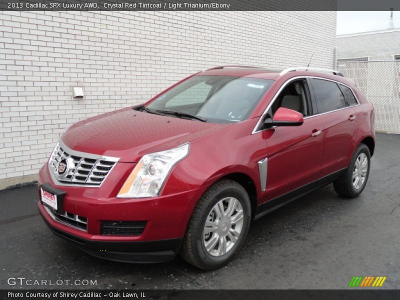 Crystal Red Tintcoat / Light Titanium/Ebony 2013 Cadillac SRX Luxury AWD