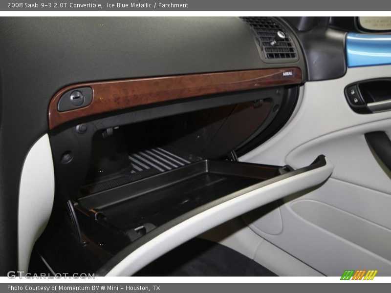 Ice Blue Metallic / Parchment 2008 Saab 9-3 2.0T Convertible