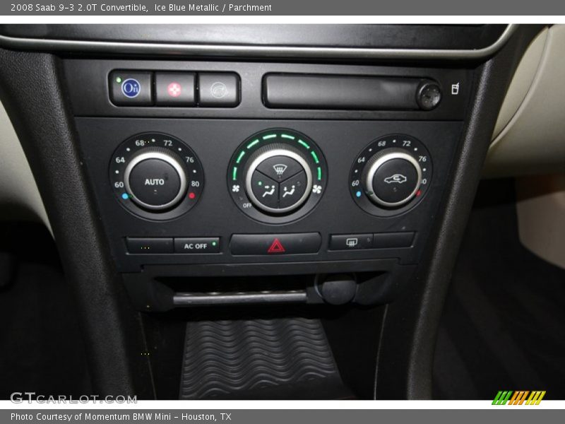 Controls of 2008 9-3 2.0T Convertible