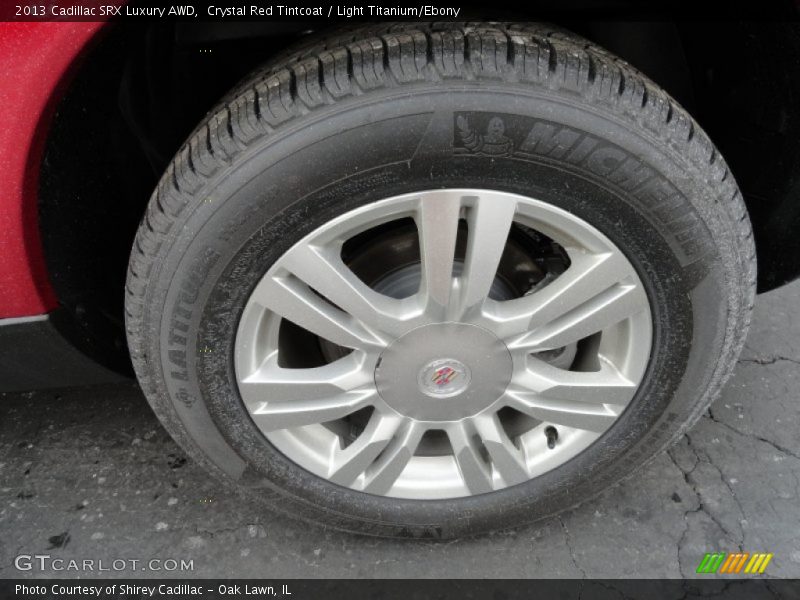 Crystal Red Tintcoat / Light Titanium/Ebony 2013 Cadillac SRX Luxury AWD